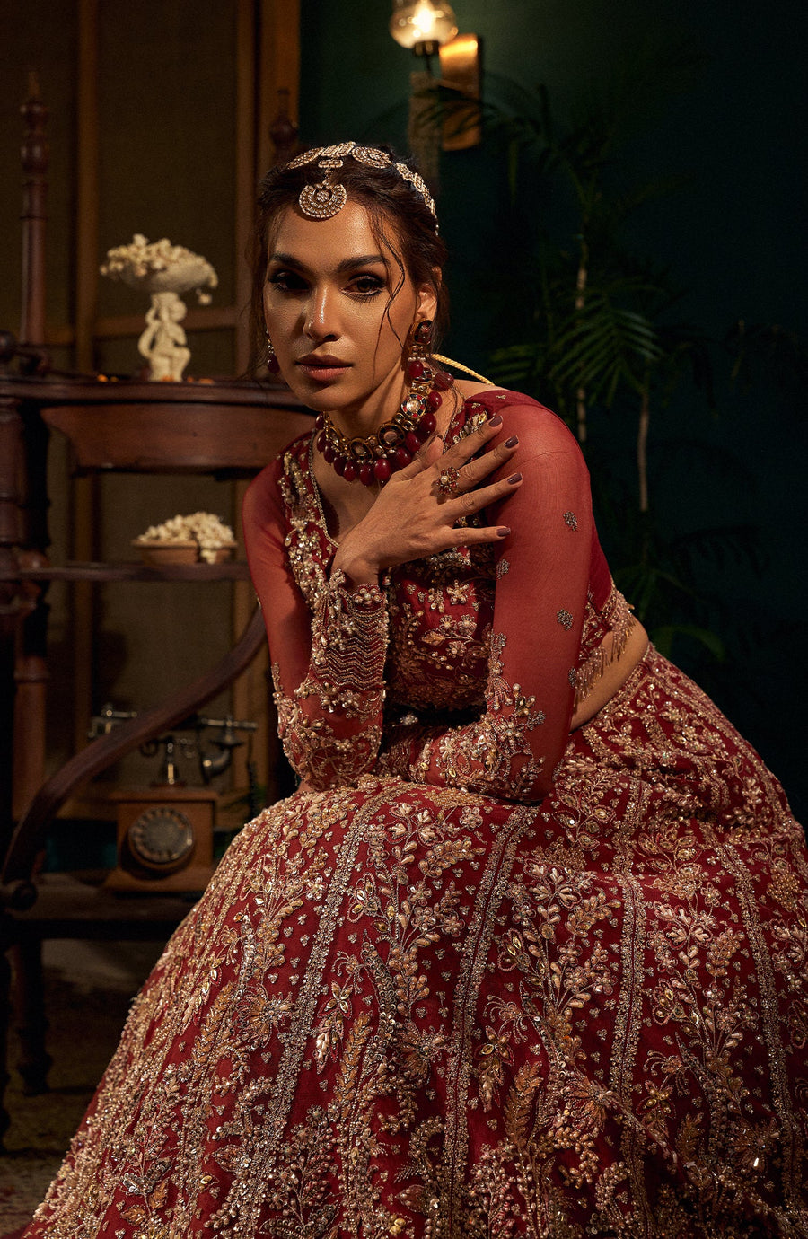 Sleeve detailing on Ruby Maxi – Fabiha Fatima women’s fashion