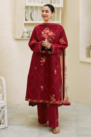 Coco by Zara Shahjahan Embroidered Lawn Unstitched 3Pc Suit D-10B RUHI
