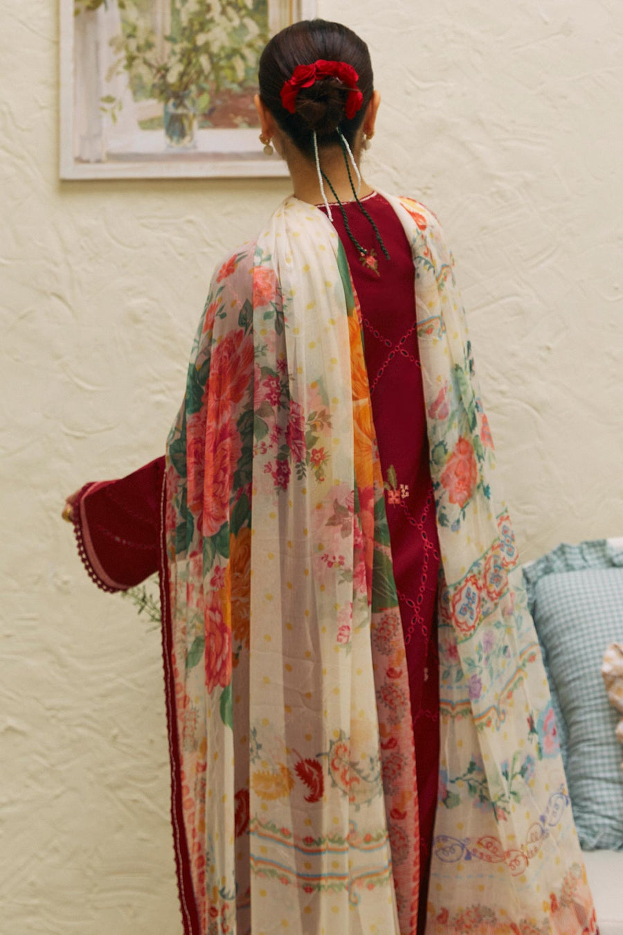 Coco by Zara Shahjahan Embroidered Lawn Unstitched 3Pc Suit D-10B RUHI