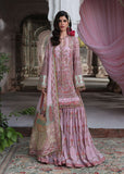 Hussain Rehar Festive Embroidered Chiffon Unstitched 3Pc Suit - Rukhsaar