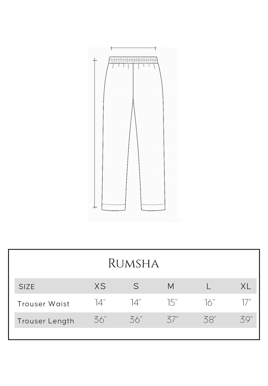 Mushq Sunehri Ramsha Edit Lama Silk Stitched 3Pc Suit - Rumsha