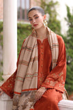 Noor by Saadia Asad Embroidered Khaddar Unstitched 3Pc Suit D-10 Rustique