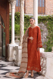 Noor by Saadia Asad Embroidered Khaddar Unstitched 3Pc Suit D-10 Rustique