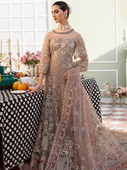 Serene Premium Embroidered Maia 3Pc Net Suit S-1070 Perle