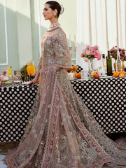 Serene Premium Embroidered Maia 3Pc Net Suit S-1070 Perle