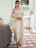 Serene Premium Embroidered Maia 3Pc Net Suit S-1071 Lama