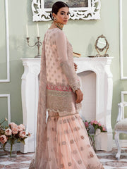 Serene Premium Embroidered Maia 3Pc Chiffon Suit S-1073 Euphemia