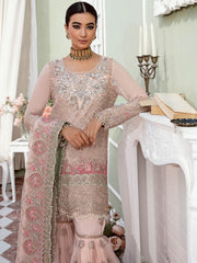 Serene Premium Embroidered Maia 3Pc Chiffon Suit S-1073 Euphemia