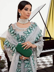 Serene Premium Embroidered Maia 3Pc Net Suit S-1076 Helene