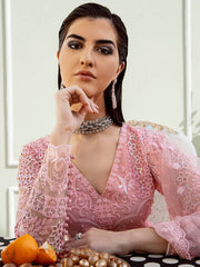 Serene Premium Embroidered Maia 3Pc Net Suit S-1077 Miquelle