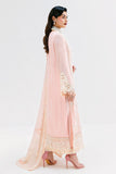 Imrozia Luxe Serene Embroidered Georgette Unstitched 3Pc Suit S-1088 BLUSH