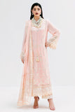 Imrozia Luxe Serene Embroidered Georgette Unstitched 3Pc Suit S-1088 BLUSH