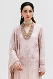 Imrozia Luxe Serene Embroidered Georgette Unstitched 3Pc Suit S-1090 LAVENDER