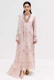 Imrozia Luxe Serene Embroidered Georgette Unstitched 3Pc Suit S-1090 LAVENDER