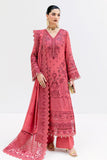 Imrozia Luxe Serene Embroidered Georgette Unstitched 3Pc Suit S-1092 SALMON