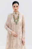 Imrozia Luxe Serene Embroidered Georgette Unstitched 3Pc Suit S-1094 SAND