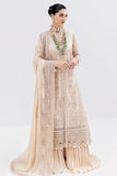 Imrozia Luxe Serene Embroidered Georgette Unstitched 3Pc Suit S-1094 SAND