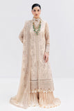 Imrozia Luxe Serene Embroidered Georgette Unstitched 3Pc Suit S-1094 SAND
