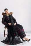 Imrozia Luxe Serene Embroidered Georgette Unstitched 3Pc Suit S-1095 ONYX