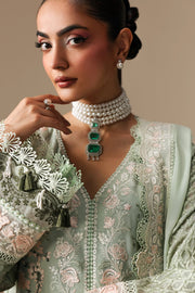 Imrozia Serene Luxe Noire Embroidered Georgette Unstitched 3Pc Suit S-1098 Cléophée