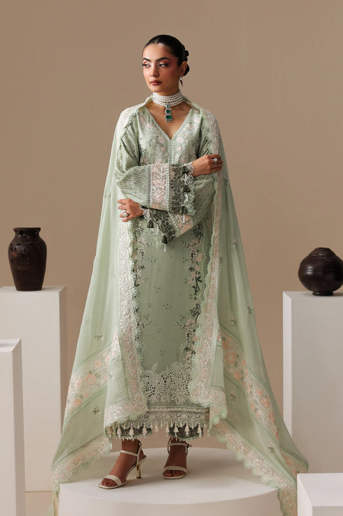 Imrozia Serene Luxe Noire Embroidered Georgette Unstitched 3Pc Suit S-1098 Cléophée