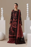 Imrozia Serene Luxe Noire Embroidered Georgette Unstitched 3Pc Suit S-1099 Velours