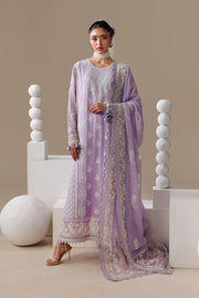 Imrozia Serene Luxe Noire Embroidered Georgette Unstitched 3Pc Suit S-1100 Élodie