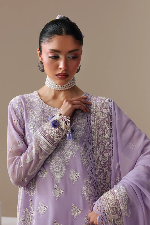 Imrozia Serene Luxe Noire Embroidered Georgette Unstitched 3Pc Suit S-1100 Élodie