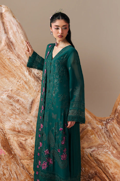 Imrozia Serene Luxe Noire Embroidered Georgette Unstitched 3Pc Suit S-1101 Séraphine