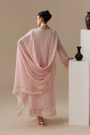 Imrozia Serene Luxe Noire Embroidered Georgette Unstitched 3Pc Suit S-1102 Rosie
