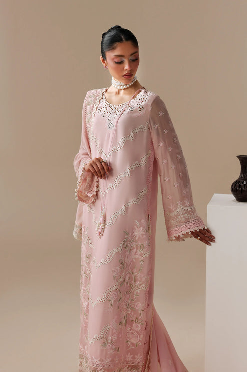 Imrozia Serene Luxe Noire Embroidered Georgette Unstitched 3Pc Suit S-1102 Rosie