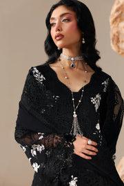 Imrozia Serene Luxe Noire Embroidered Georgette Unstitched 3Pc Suit S-1103 Noémie