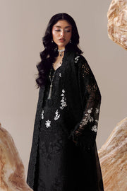 Imrozia Serene Luxe Noire Embroidered Georgette Unstitched 3Pc Suit S-1103 Noémie