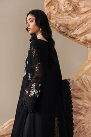 Imrozia Serene Luxe Noire Embroidered Georgette Unstitched 3Pc Suit S-1103 Noémie