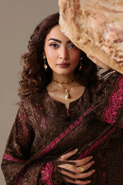 Imrozia Serene Luxe Noire Embroidered Georgette Unstitched 3Pc Suit S-1104 Delphine