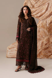 Imrozia Serene Luxe Noire Embroidered Georgette Unstitched 3Pc Suit S-1104 Delphine