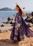 Nureh The Silk Unstitched Embroidered Luxury Silk 3Pc Suit S-25