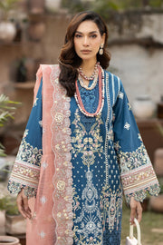 Gulposh by Serene Premium Embroidered Lawn Unstitched 3Pc Suit S.L 42 Hana