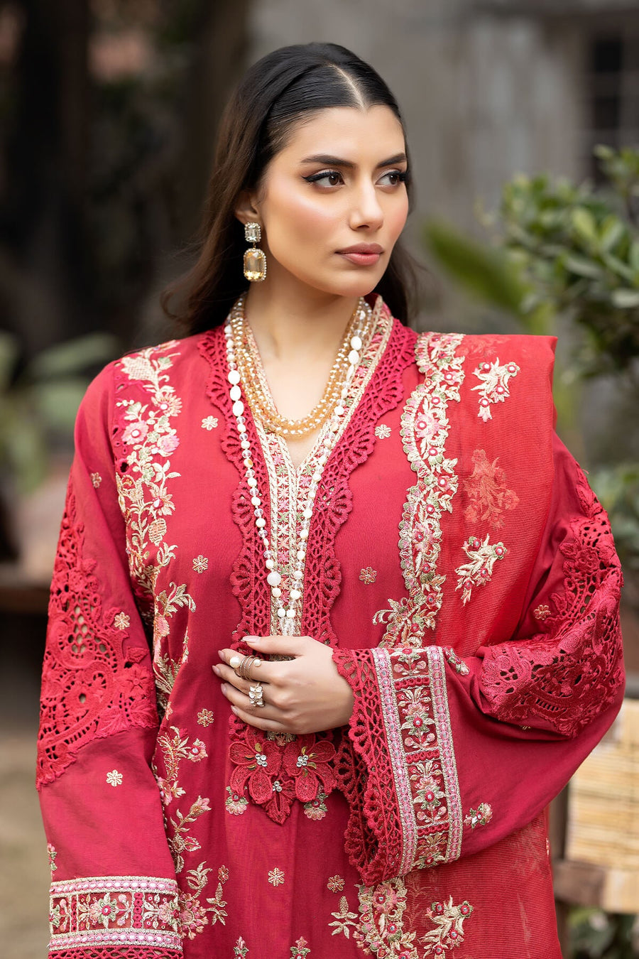 Gulposh by Serene Premium Embroidered Lawn Unstitched 3Pc Suit S.L 46 Amal
