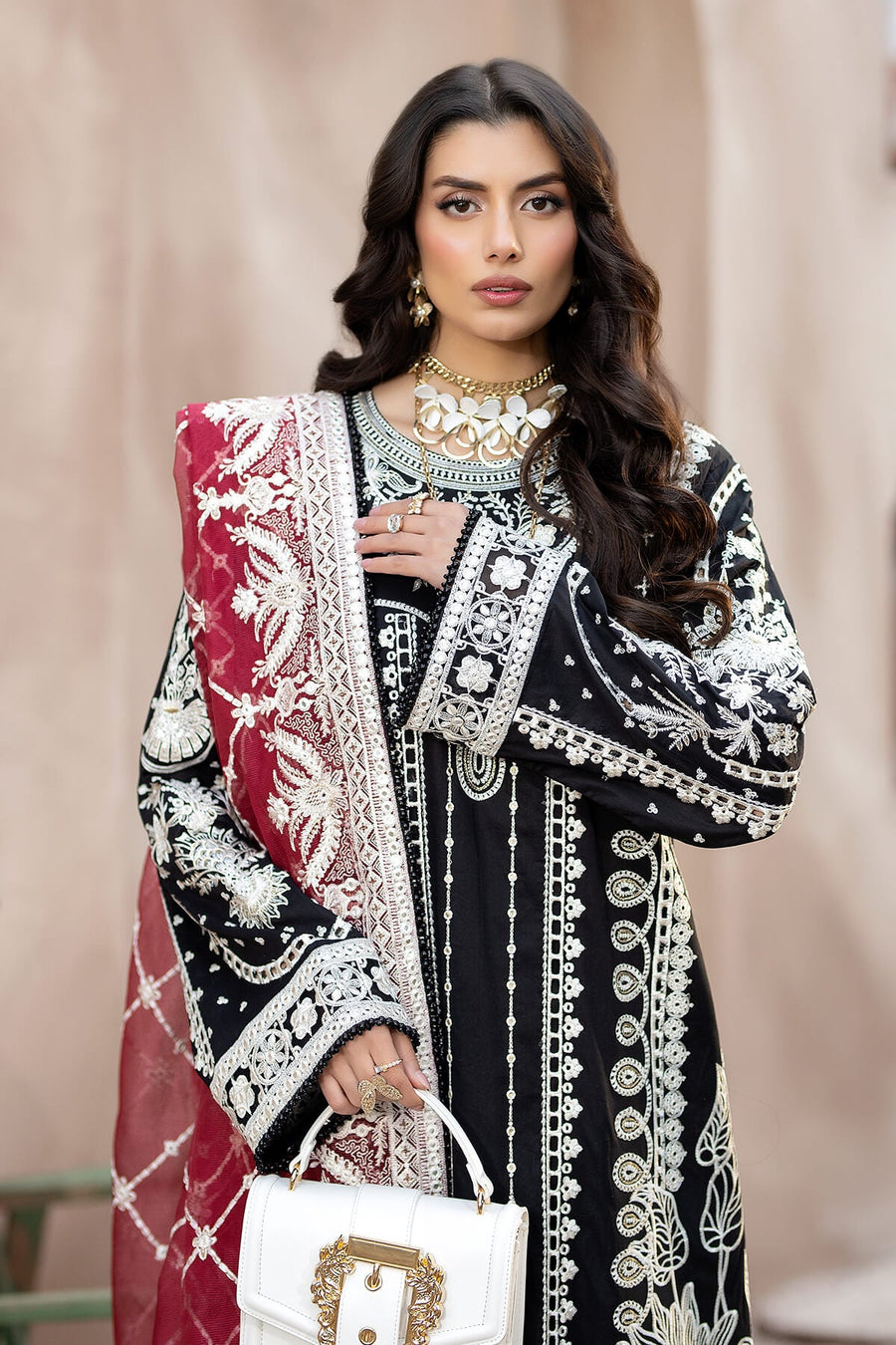 Gulposh by Serene Premium Embroidered Lawn Unstitched 3Pc Suit S.L 48 Aafia