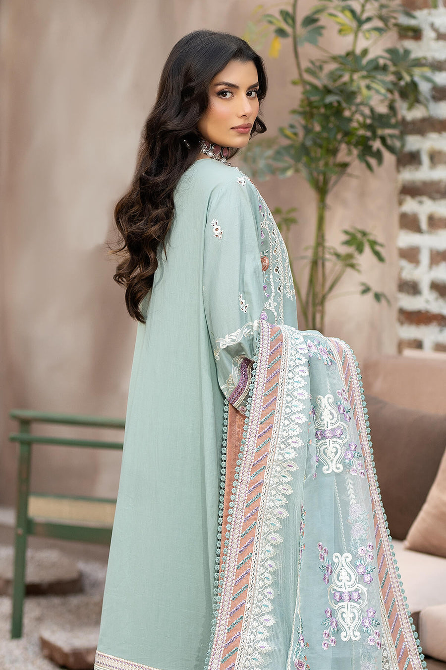 Gulposh by Serene Premium Embroidered Lawn Unstitched 3Pc Suit S.L 49 Mirha