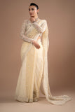 Imrozia Premium Embroidery Lumiere Luxury Net Stitched Saree S.S 06 Amelie