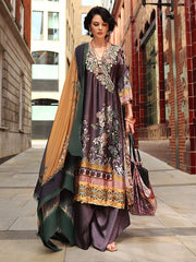 Sobia Nazir Embroidered Silk Unstitched 3 Piece Suit D-01