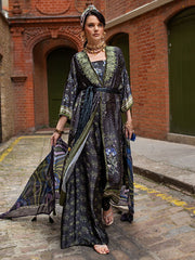Sobia Nazir Embroidered Silk Unstitched 3 Piece Suit D-02