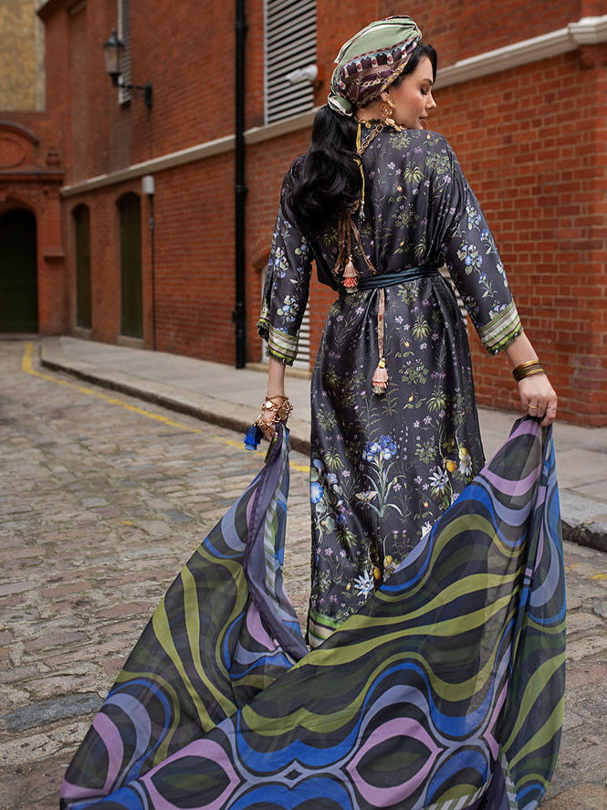 Sobia Nazir Embroidered Silk Unstitched 3 Piece Suit D-02