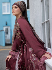 Sobia Nazir Embroidered Silk Unstitched 3 Piece Suit D-05