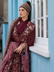 Sobia Nazir Embroidered Silk Unstitched 3 Piece Suit D-05