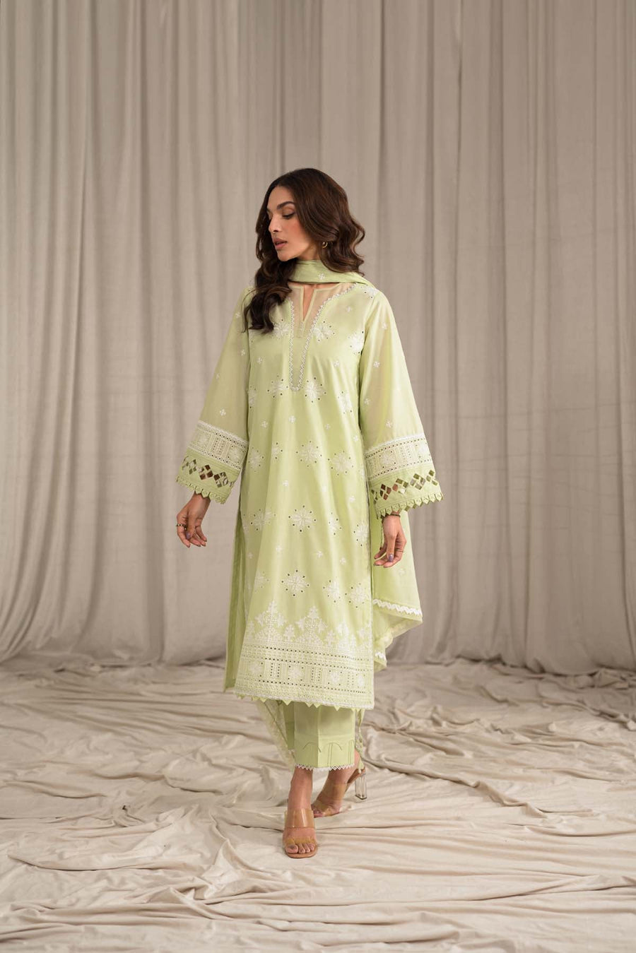 Mirage by Sahar Chikankari Lawn Unstitched 3Pc Suit S24-CK-L1-08