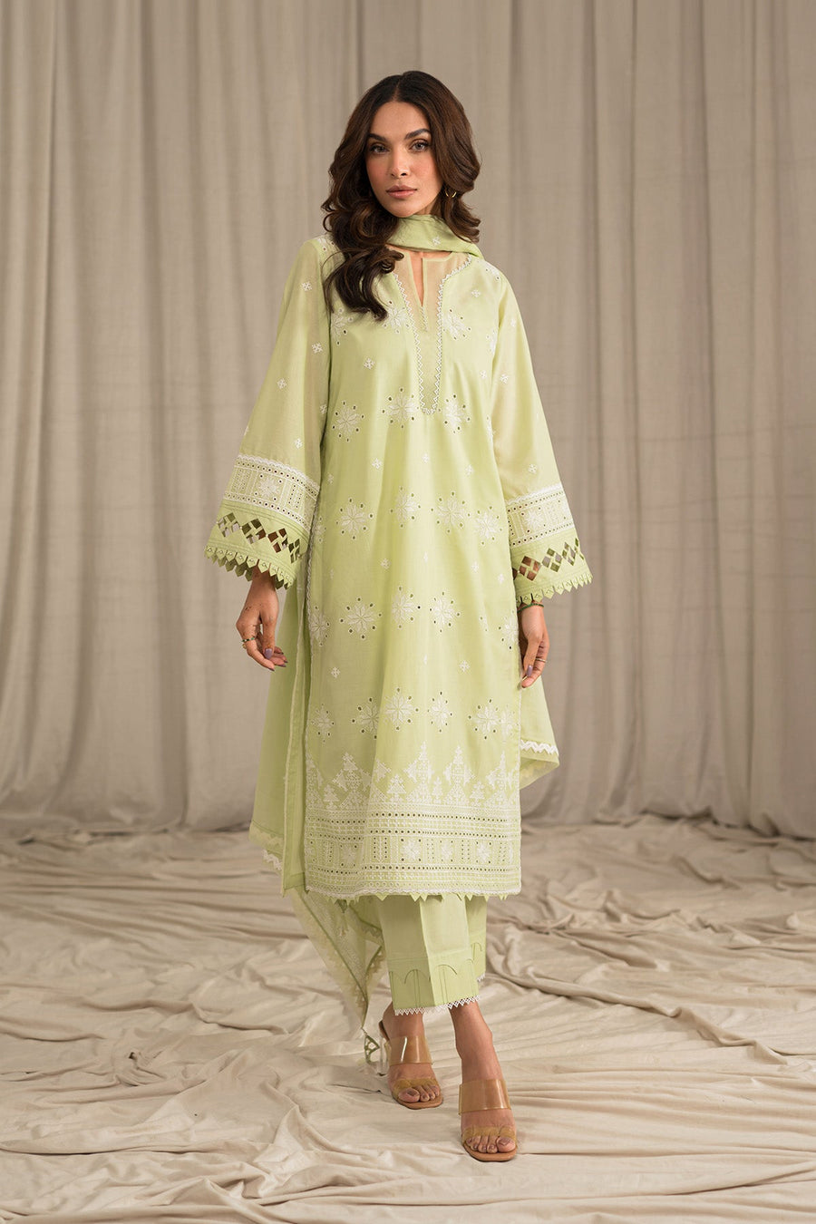 Mirage by Sahar Chikankari Lawn Unstitched 3Pc Suit S24-CK-L1-08