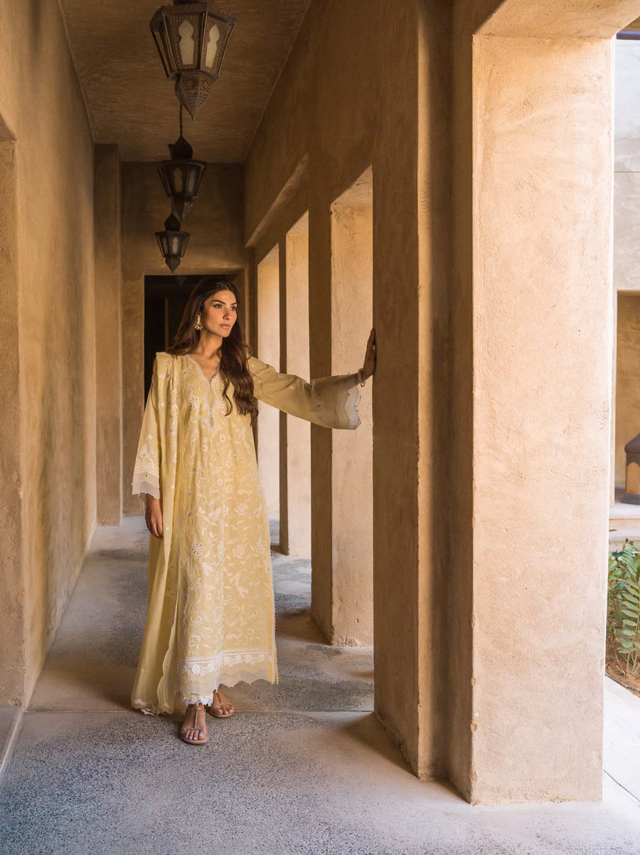 Mirage by Sahar Chikankari Lawn Unstitched 3Pc Suit S24-CK-L1-10